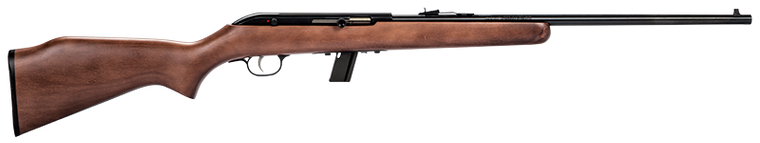 Savage Arms 64 Semi-Auto 22LR rifle with blued finish and wood stock