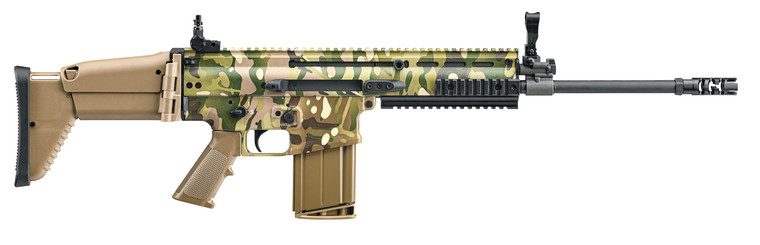 FN SCAR 17S - 308WIN - 16" - 10+1 - CAMO - CA LEGAL