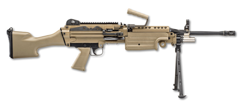 FN M249S - 556 NATO - 18.5" - 10+1 - FDE