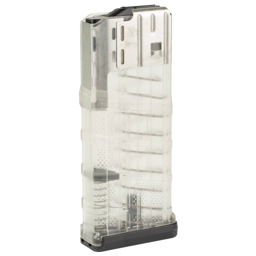 LANCER AR-10 / SR-25 MAGAZINE - .308 WIN / 7.62 NATO - 10 ROUND CAPACITY - 25 ROUND BODY - CLEAR