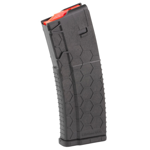HEXMAG CARBON FIBER AR-15 MAGAZINE - .223 REM / 55.56 NATO - 10 ROUND CAPACITY - 30 ROUND BODY - GRAY