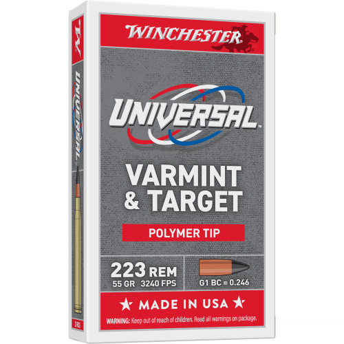 Winchester - 223 REM - 55 gr - PT - 20 Rds/box