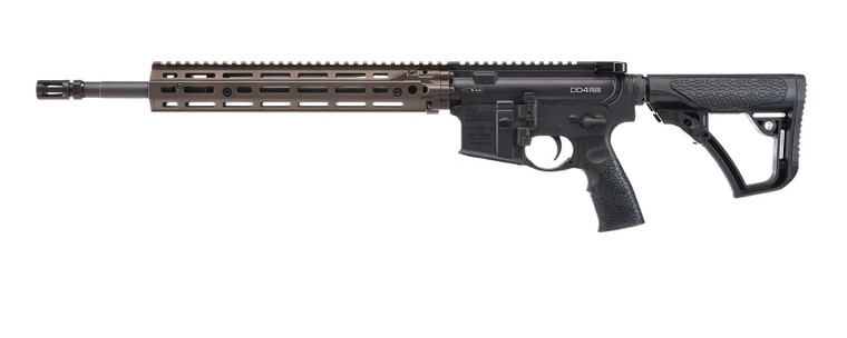 DANIEL DEFENSE DD4 RIII - 556 NATO - 16" - NO MAG - FDE