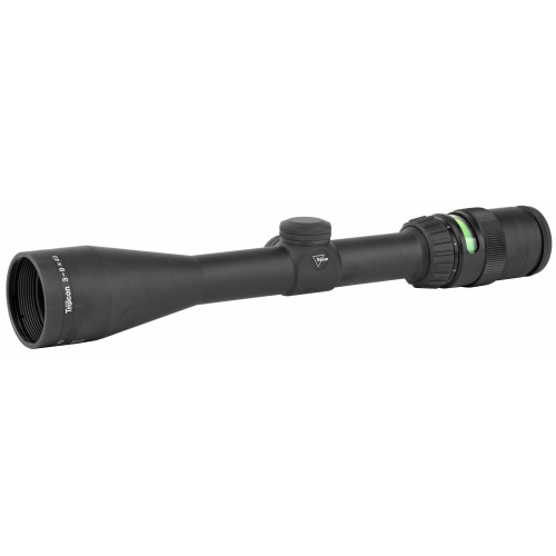 Trijicon AccuPoint - 3-9x40mm - 1 inch tube - TRIJICON GREEN TRIANGLE - Matte Black