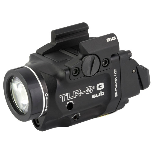 Streamlight TLR-8 G Sub - 500 lumens - Green Laser - For Sig P365/xl - Black
