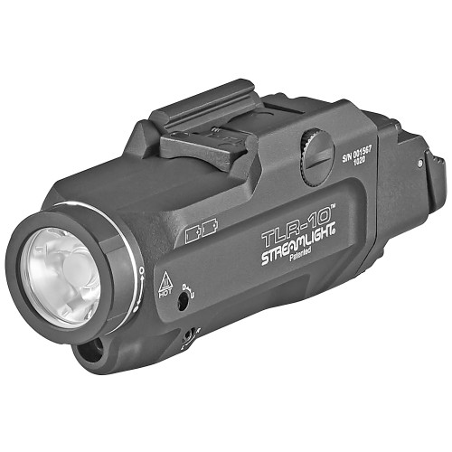 Streamlight TLR-10 Flex - 1000 lumens - Integrated Red Laser Sight - Weapon Mount - Black
