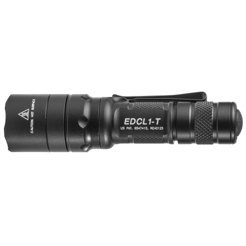SureFire EDCL1 TAC - 500 lumens - W/ Tail Cap Switch - - Black