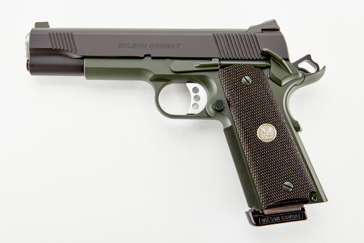WILSON COMBAT CQB - 45ACP - 5" - 8+1 - BLACK/GREEN