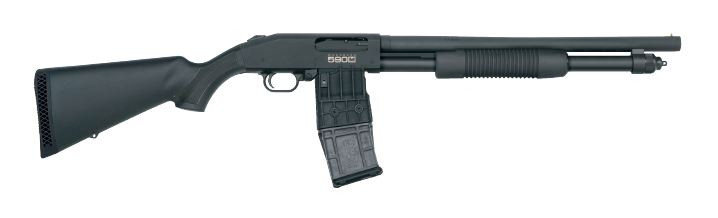 MOSSBERG 590M MAG-FED - 12 GA - 2.75" - 18.5" - 10+1 - BLACK