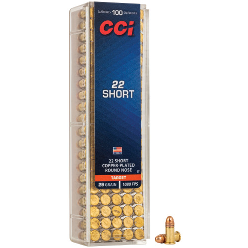 CCI - 22 SHORT - 29 GR - CPRN - 100 RDS / BOX
