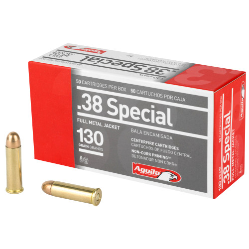 AGUILA - 38 SPL - 130 GR - FMJ - 50 RDS/BOX