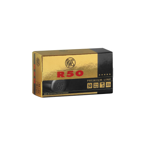 RWS - 22lr - 40gr - LRN - 50 Rds/box