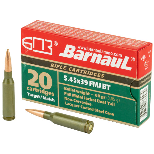 Barnaul - 5.45x39mm - 60gr - FMJ BT - 20 Rds/box