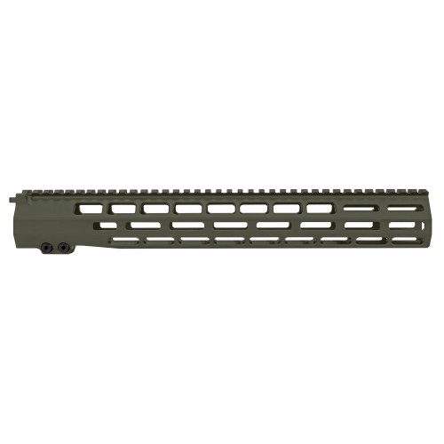 Grey Ghost Precision AR-10 Handguard - 15" - M-LOK - Olive Drab Green