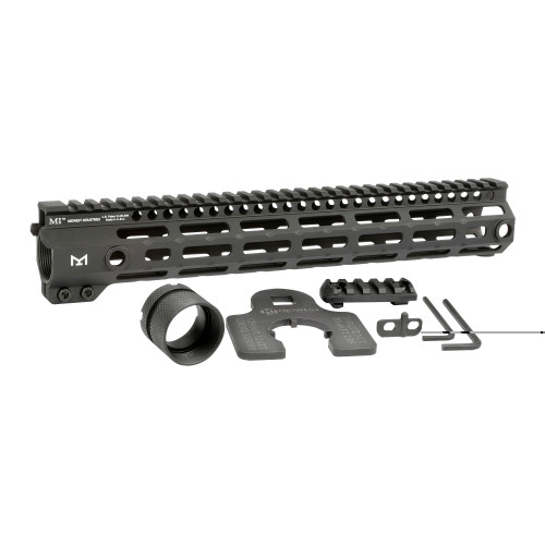 Midwest Industries AR-15 Handguard - 12.625" - M-LOK - Black - MI-G4M12.625