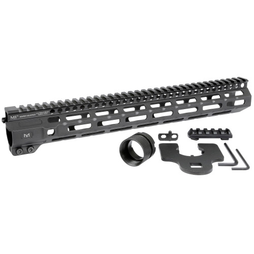 Midwest Industries AR-15 Handguard - 14" - M-LOK - Black - MI-CRM14