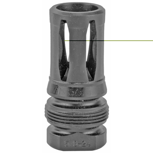 DEAD AIR XENO - AR10 - 556 NATO - FLASH HIDER - 5/8X24 - BLACK