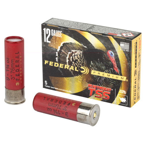 FEDERAL 12 GA - 3" - #9 - 1 3/4OZ - 5 RDS/BOX