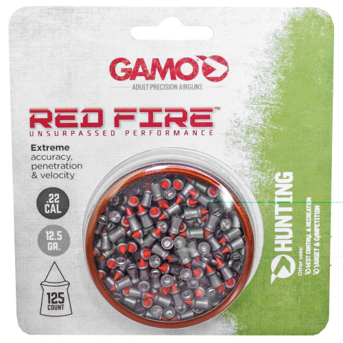GAMO RED FIRE - .22 CAL - POLYMER TIP - 15.4 GR - 125/tin