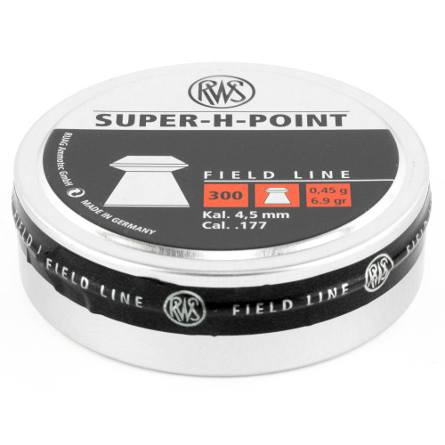 RWS SUPER-H-POINT FIELD LINE - .177 CAL - HOLLOW-POINT - 6.9 GR - 300/tin