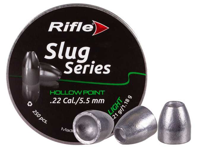 RIFLE SLUG SERIES LIGHT - .22 SLUG - 18.21 GR - 250 RDS