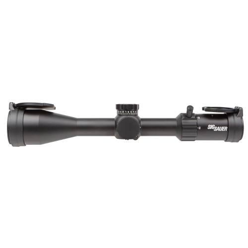 Sig Sauer Whiskey4 4-16x44mm Rifle Scope, Illuminated MOA Milling Hunter 2.0 Reticle, FFP, Black, Model SOW44001