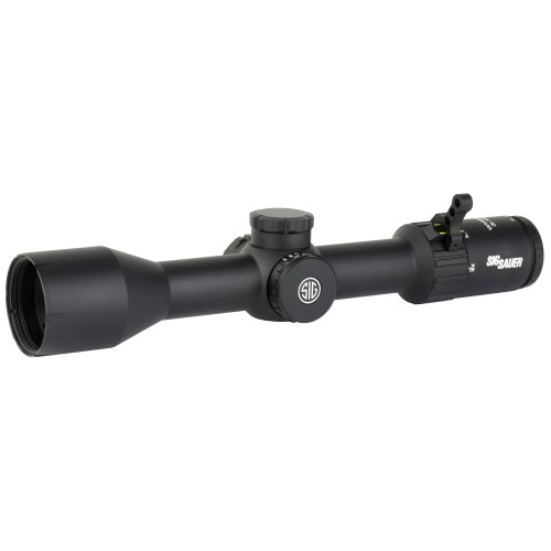 Sig Sauer Whiskey6 3-18x44mm Rifle Scope, MOA Milling Hunter 2.0 Reticle, SFP, Black, Model SOW63111