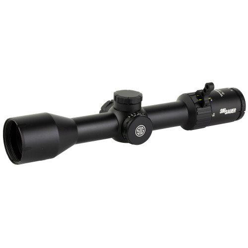 Sig Sauer Whiskey6 3-18x44mm Rifle Scope, Quadplex Reticle, SFP, Black, Model SOW63113