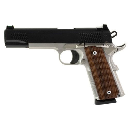 Tisas 1911 Enhncd 45acp 5" 8rd Ss/bk