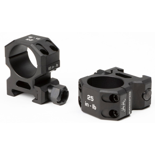 Sig Buckmstrs Rings 1" Alum Med Blk