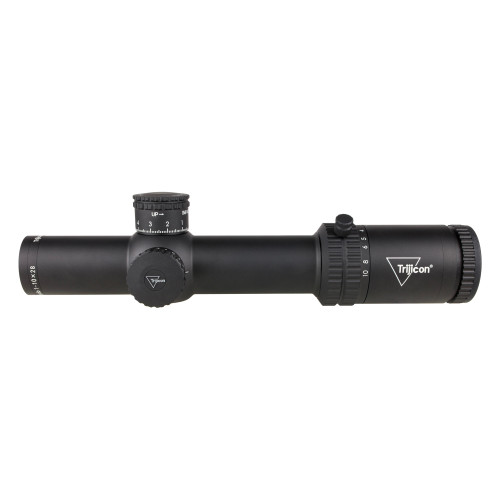 Trijicon Credo 1-10x28mm FFP Riflescope with Red/Green MRAD Segmented Circle, 34mm Tube, Model CR1028-C-2900050