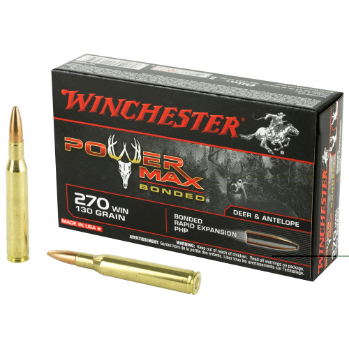 Winchester Power Max Bonded - 270 Win - 130 gr - PHP - 20 Rds/box
