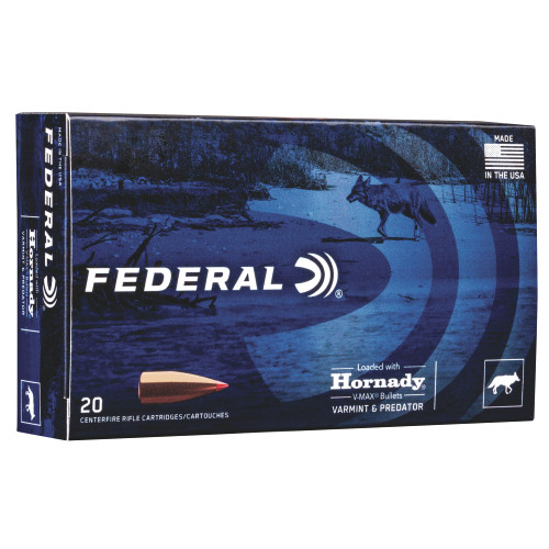 Federal Varmint & Predator - 243 Winchester - 58gr - V-Max - 20 Rds/box