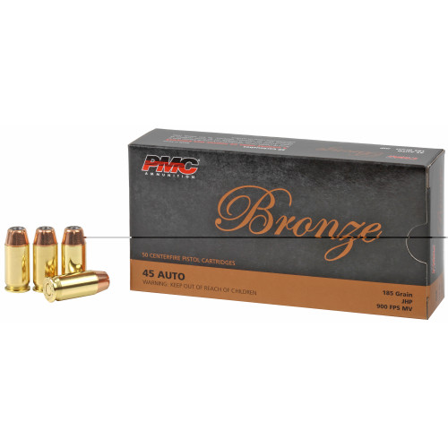 PMC - 45 ACP - 185 GR - JHP - 50 RDS/BOX