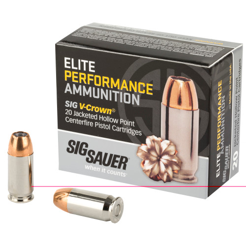 SIG SAUER - 45 ACP - 185 GR - JHP - 20 RDS/BOX