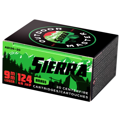 SIERRA BULLETS - 40 S&W -  185 GR - JHP - 20 RDS/BOX