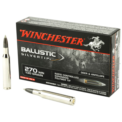 WINCHESTER 270 WIN - 130 GR - PT - 20 RDS/BOX