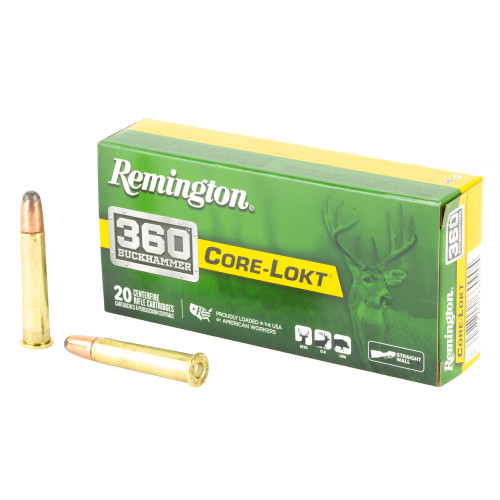 REMINGTON 360 BUCKHAMMER - 200 GR - SOFT POINT - 20 RDS/BOX
