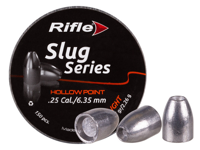 RIFLE SLUG SERIES - .25 SLUG HOLLOW POINT - 34.87 GR - 150 RDS