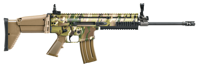 FN SCAR 16S - 556 NATO - 16" - 10+1 - CAMO - CA LEGAL
