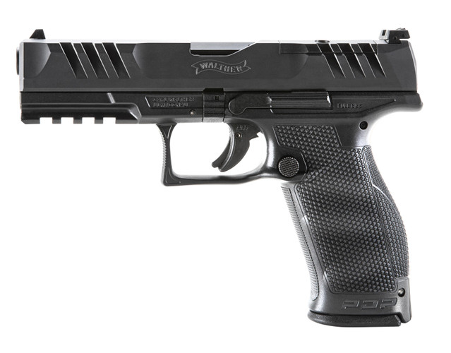 WALTHER PDP FULL SIZE - 9MM - 4.5" - 10+1 - BLACK - CA LEGAL