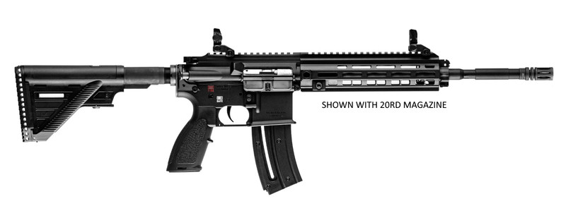HK HK416 RIFLE - 22LR - 16.1" - 10+1 - BLACK