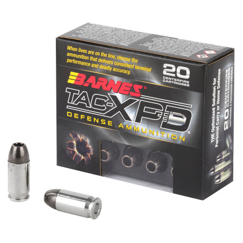BARNES TAC-XPD - 380ACP - 80 GR - HP - 20 RDS/BOX