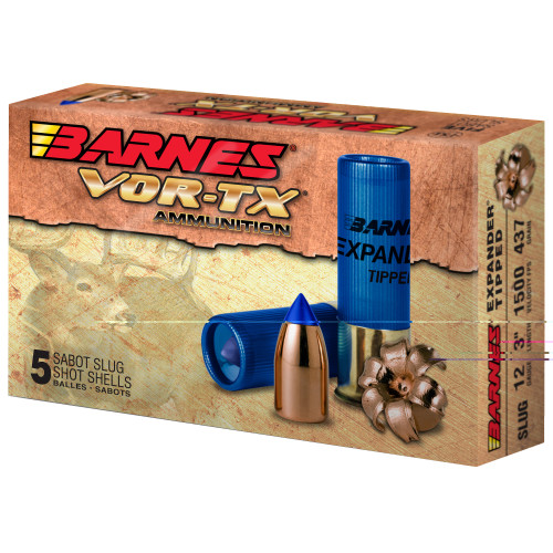 BARNES VOR-TX - 12 GA - 3" - SLUG - 438GR - 5 RDS/BOX