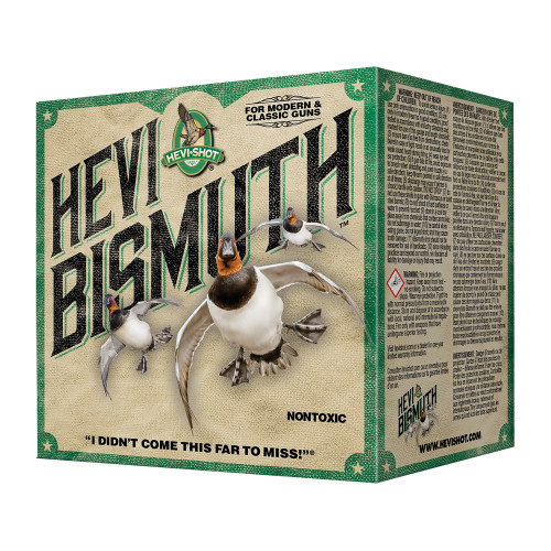 HEVI BISMUTH STEEL - 12 GA - 3" - #4 - 1 3/8 OZ - 25 RDS/BOX