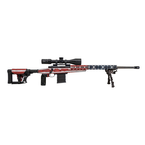 HOWA CHASSIS - 6.5 CM - 24" - 10+1 - HEAVY THREADED - RED/WHITE/BLUE