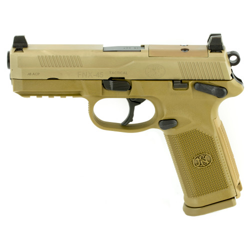 FN FNX-45 TACTICAL - 45 ACP - 4.5" - 10+1 - FLAT DARK EARTH