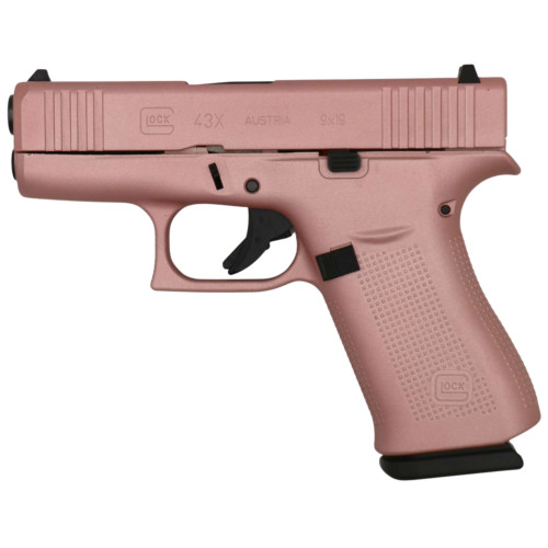 Glock 43X - 9MM - 3.41" - 10+1 - ROSE GOLD