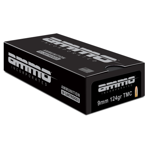 AMMO-INC - 9MM - 124GR - TMC - 50 RDS/BOX