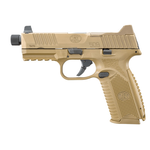 FN 509 TACTICAL - 9MM - 4.5" - 10+1 - FLAT DARK EARTH - 66-101652